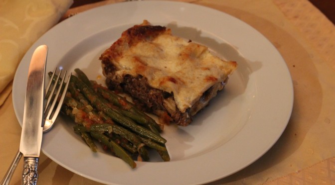 Short rib lasagna